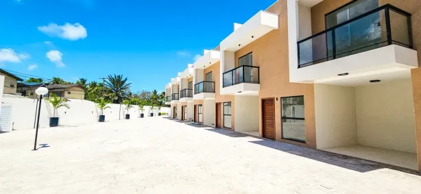 Casa de Condomínio com 3 Quartos para alugar, 113m² no Alphaville (Abrantes), Camaçari