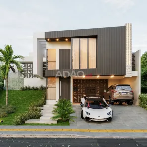 Casa de Condomínio com 4 Quartos à venda, 225m² no Jardins Bolonha, Senador Canedo