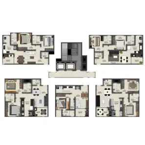 Apartamento com 2 Quartos à venda, 66m² no Morretes, Itapema