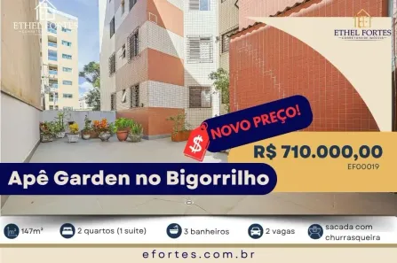 Apartamento com 2 Quartos à venda, 147m² no Bigorrilho, Curitiba