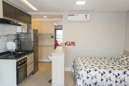 Flat com 1 Quarto para alugar, 33m² no Indianópolis, São Paulo