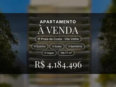 Apartamento com 4 Quartos à venda, 196m² no Praia da Costa, Vila Velha