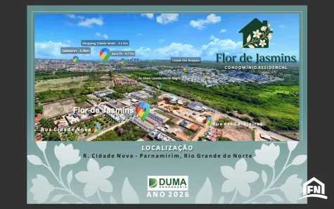 Casa de Condomínio com 3 Quartos à venda, 103m² no Parque das Árvores, Parnamirim