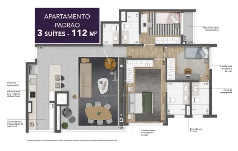 Apartamento com 3 Quartos à venda, 112m² no Cambuci, São Paulo