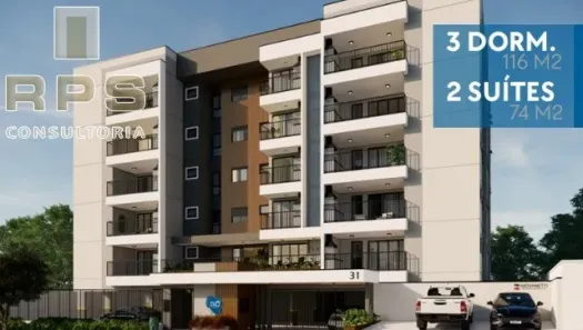 Apartamento com 3 Quartos à venda, 116m² no Vila Gardênia, Atibaia