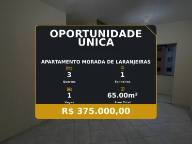 Apartamento com 3 Quartos à venda, 65m² no Morada de Laranjeiras, Serra