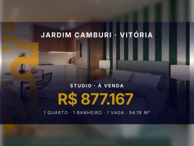 Apartamento com 1 Quarto à venda, 54m² no Jardim Camburi, Vitória