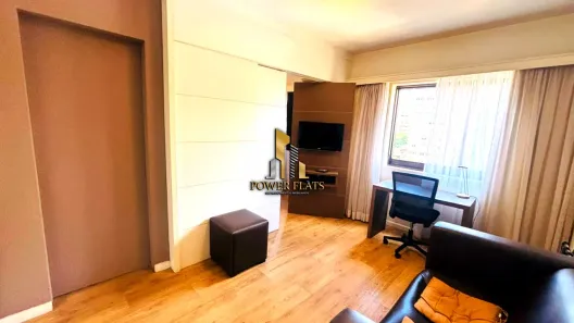 Flat com 1 Quarto para alugar, 40m² no Itaim Bibi, São Paulo