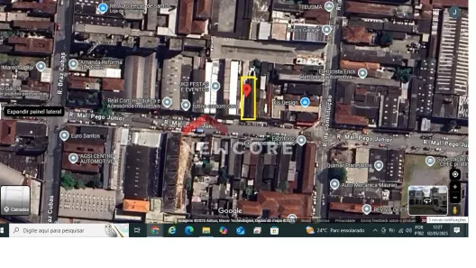 Lote/Terreno à venda, 200m² no Vila Nova, Santos