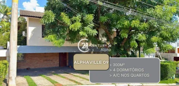 Casa de Condomínio com 4 Quartos para alugar, 300m² no Alphaville, Santana de Parnaíba