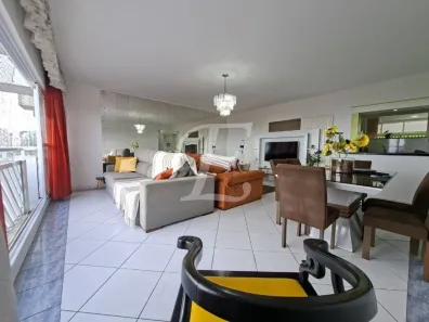 Apartamento com 3 Quartos para alugar, 163m² no Gonzaga, Santos