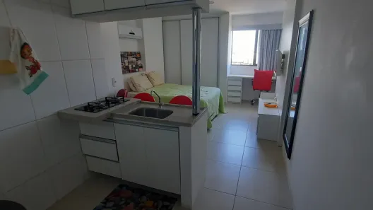 Apartamento com 1 Quarto para alugar, 28m² no Boa Viagem, Recife
