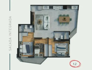 Apartamento com 3 Quartos à venda, 86m² no Vila Operária, Itajaí