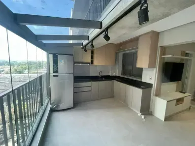 Apartamento com 1 Quarto para alugar, 55m² no Santo Amaro, São Paulo