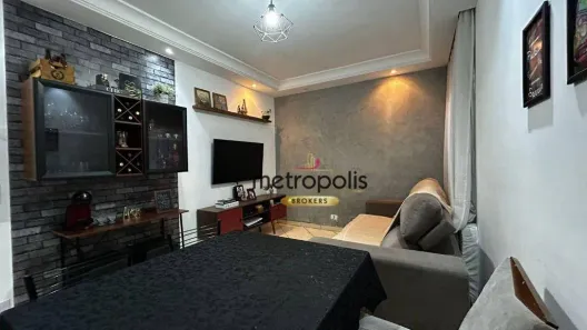 Apartamento com 2 Quartos à venda, 66m² no Vila Camilópolis, Santo André
