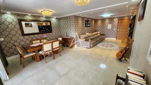 Apartamento com 3 Quartos à venda, 124m² no Vila Bocaina, Mauá