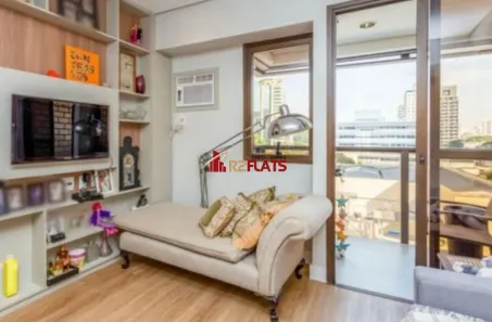 Flat com 1 Quarto para alugar, 37m² no Moema, São Paulo