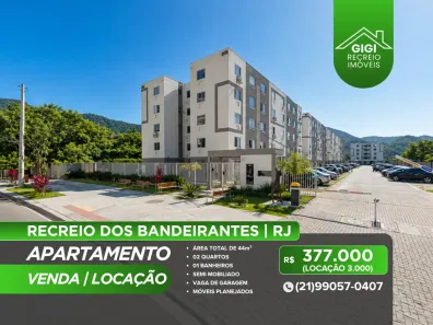 Apartamento com 2 Quartos para alugar, 44m² no Recreio dos Bandeirantes, Rio de Janeiro