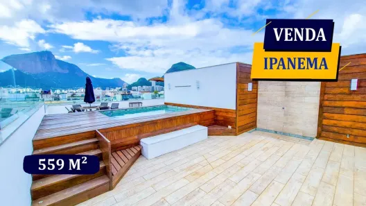 Cobertura com 5 Quartos à venda, 559m² no Ipanema, Rio de Janeiro