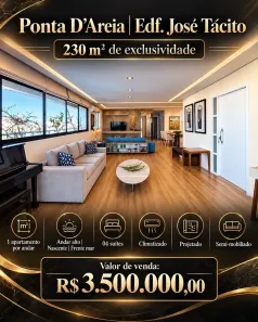 Apartamento com 4 Quartos à venda, 230m² no Ponta D'Areia, São Luís