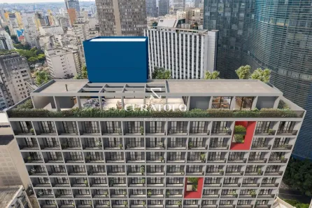 Apartamento com 1 Quarto à venda, 25m² no Vila Buarque, São Paulo