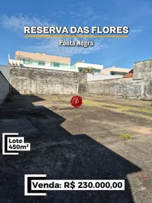 Lote/Terreno à venda, 450m² no Ponta Negra, Manaus