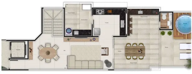 Cobertura com 4 Quartos à venda, 249m² no Pampulha, Belo Horizonte