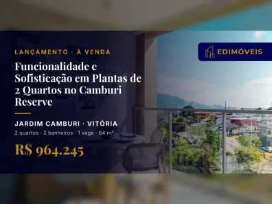 Apartamento com 2 Quartos à venda, 64m² no Jardim Camburi, Vitória