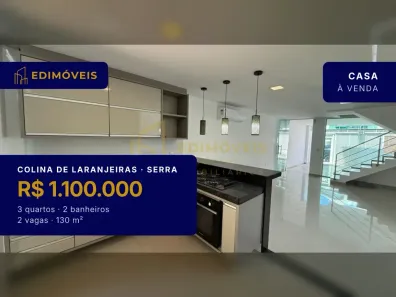 Casa com 3 Quartos à venda, 130m² no Colina de Laranjeiras, Serra