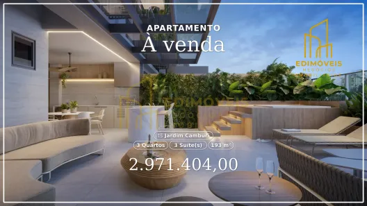 Apartamento com 3 Quartos à venda, 193m² no Jardim Camburi, Vitória