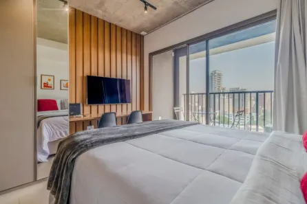 Apartamento com 1 Quarto para alugar, 22m² no Cerqueira César, São Paulo
