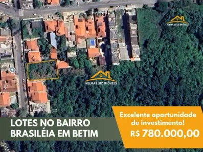 Lote/Terreno à venda, 812m² no Brasiléia, Betim