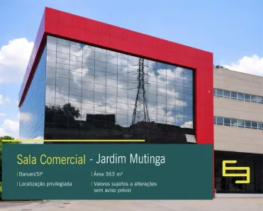 Sala Comercial para alugar, 363m² no Jardim Mutinga, Barueri
