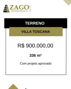 Lote/Terreno à venda, 336m² no Villa Toscana, Franca