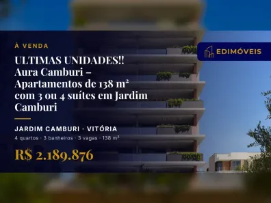 Apartamento com 4 Quartos à venda, 138m² no Jardim Camburi, Vitória