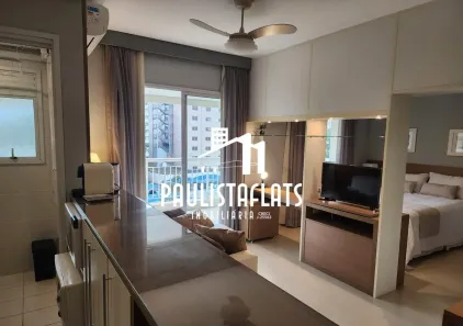 Apartamento com 1 Quarto para alugar, 50m² no Cerqueira César, São Paulo