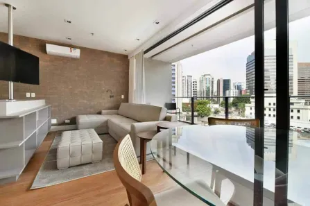 Apartamento com 1 Quarto para venda ou aluguel, 62m² no Vila Olímpia, São Paulo