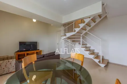Apartamento com 1 Quarto para alugar, 80m² no Cerqueira César, São Paulo