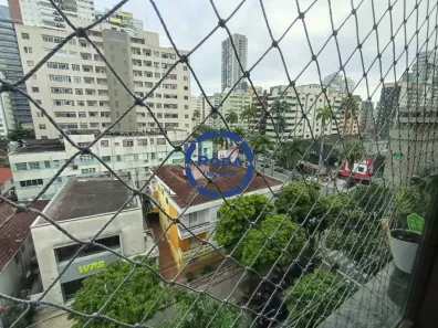 Apartamento com 3 Quartos para alugar, 133m² no Gonzaga, Santos