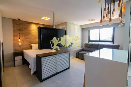 Apartamento com 1 Quarto para alugar, 30m² no Cidade Monções, São Paulo