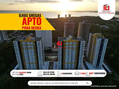 Apartamento com 3 Quartos à venda, 94m² no Ponta Negra, Manaus