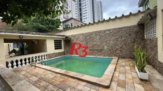 Casa com 4 Quartos para alugar, 263m² no Macuco, Santos