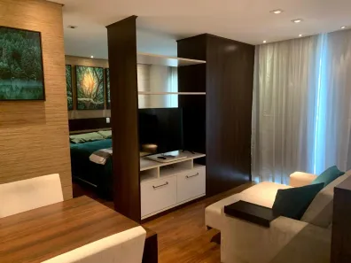 Apartamento com 1 Quarto à venda, 50m² no Cidade Monções, São Paulo