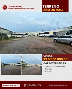 Lote/Terreno à venda, 4000m² no Planalto, Manaus
