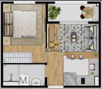 Apartamento com 1 Quarto à venda, 27m² no Vila das Bandeiras, Guarulhos