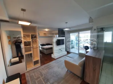 Flat com 1 Quarto para alugar, 47m² no Cidade Monções, São Paulo