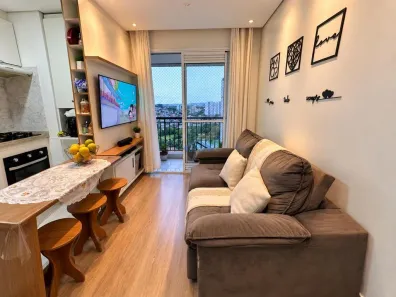 Apartamento com 2 Quartos para alugar, 46m² no Jardim Tupanci, Barueri