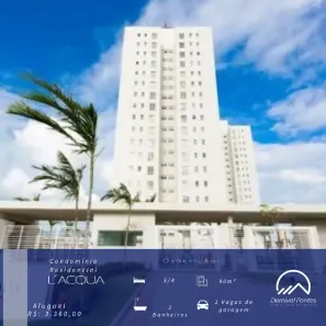 Apartamento com 3 Quartos para alugar, 92m² no Neópolis, Natal