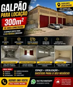 Galpão/Depósito/Armazém com 1 Quarto para alugar, 300m² no Emaús, Parnamirim