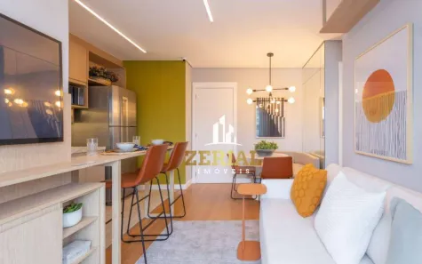 Apartamento com 1 Quarto à venda, 37m² no Jardim, Santo André